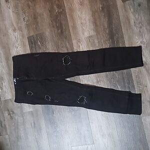 Hollister black skinny jeans